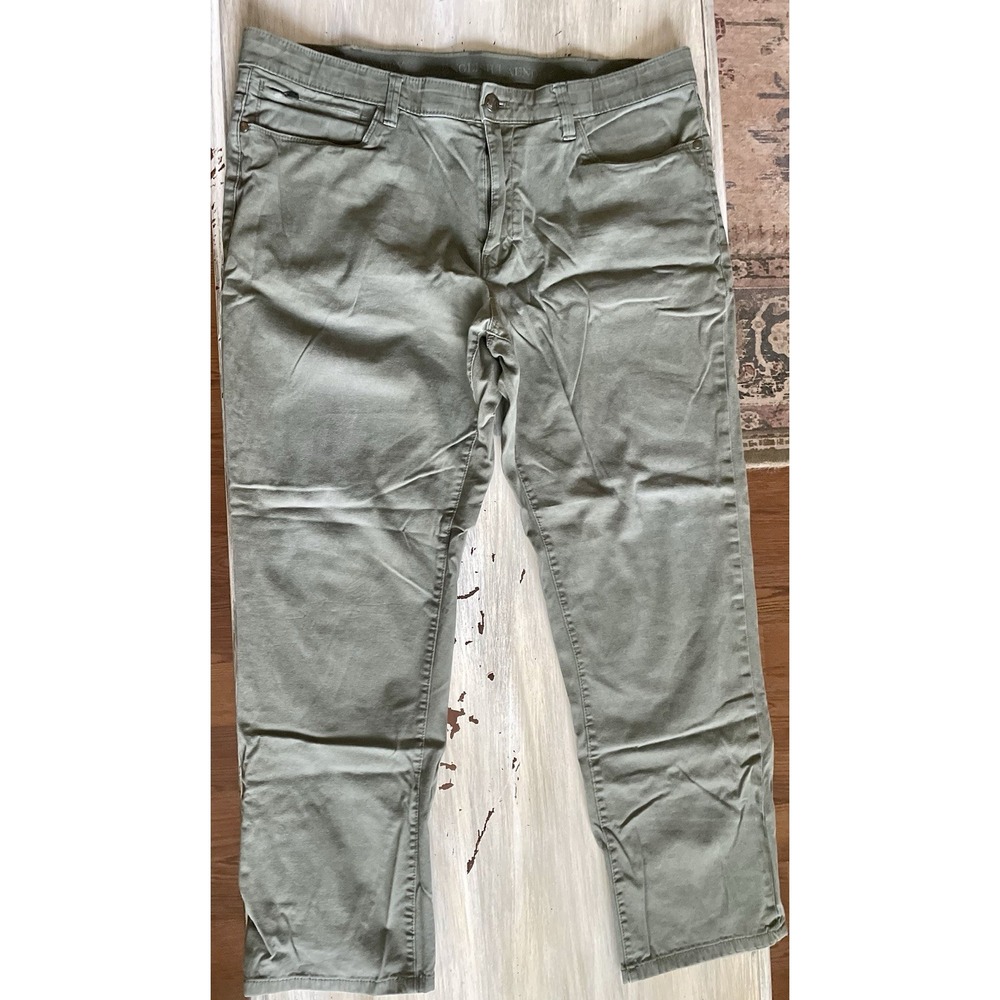 English Laundry Men's Olive‎ Green Straight Fit Jeans 38x30
